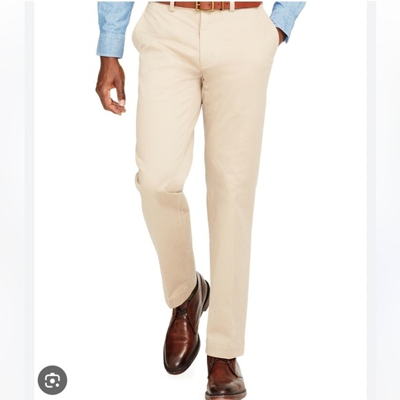 Polo Ralph Lauren Men's Suffield Classic-Fit Flat-Front Chino Pants Sz 38 / 32 - Picture 10 of 10